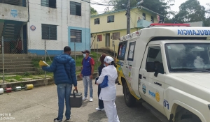 Hospital Padre Clemente llega hasta los hogares granadinos con la vacuna contra la influenza