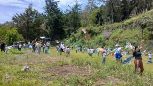 Volando sueños con los niños de transición de Inejago